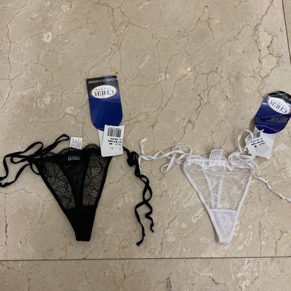 2 SEXY !!! Women's Side Tie adjustable G-String see through S & M - Picture 3 of 6